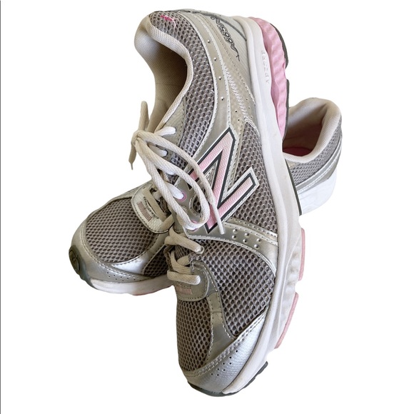 New Balance 665 Breast Cancer Awareness Walking Sneakers Shoes 8.5 Silver Pink - Picture 3 of 11